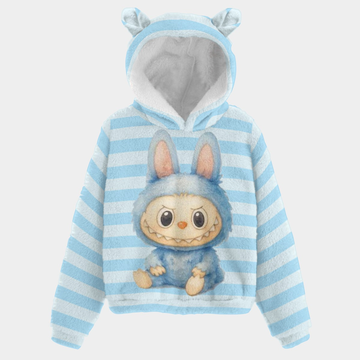 🧸 Title: Labubu SnugglePop™ Hoodie – Cute, Cozy & Ear-Resistible
