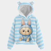 🧸 Title: Labubu SnugglePop™ Hoodie – Cute, Cozy & Ear-Resistible