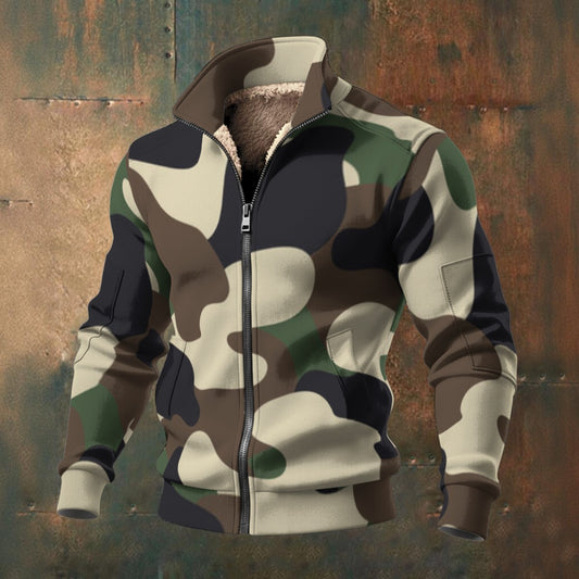 🧊“FrostFlex™ Knit Fleece — Built for Bold” Men's Fleece Zip Jacket