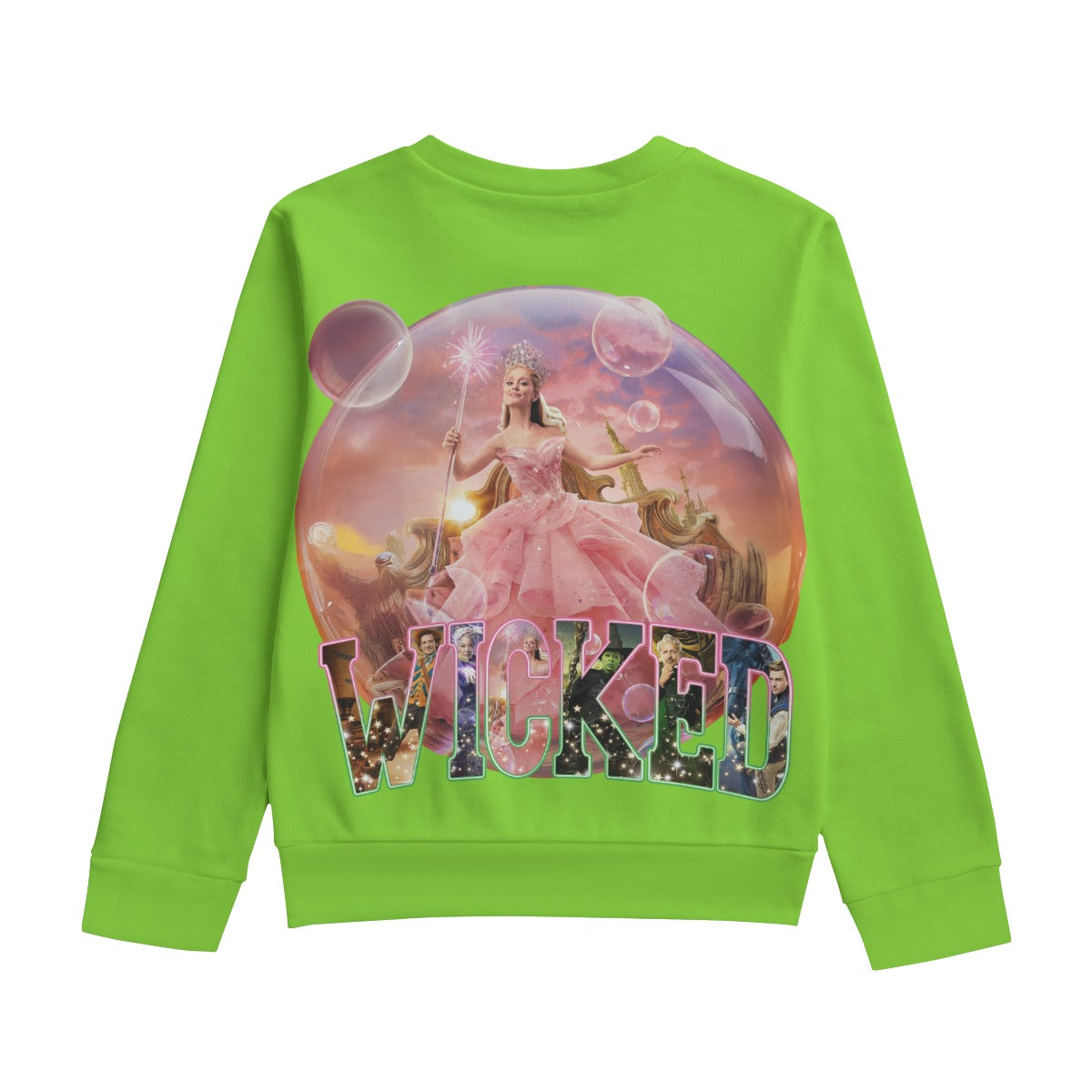 KID'S WICKED SWEATSHIRTS -“Glinda’s Bubble Magic Sweatshirt – Wickedly Cozy Cotton Comfort”