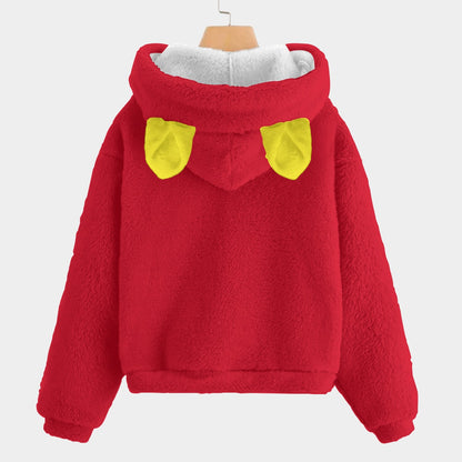 🧸Labubu Flash SnugglePop™ Hoodie – Cute, Cozy & Ear-Resistible