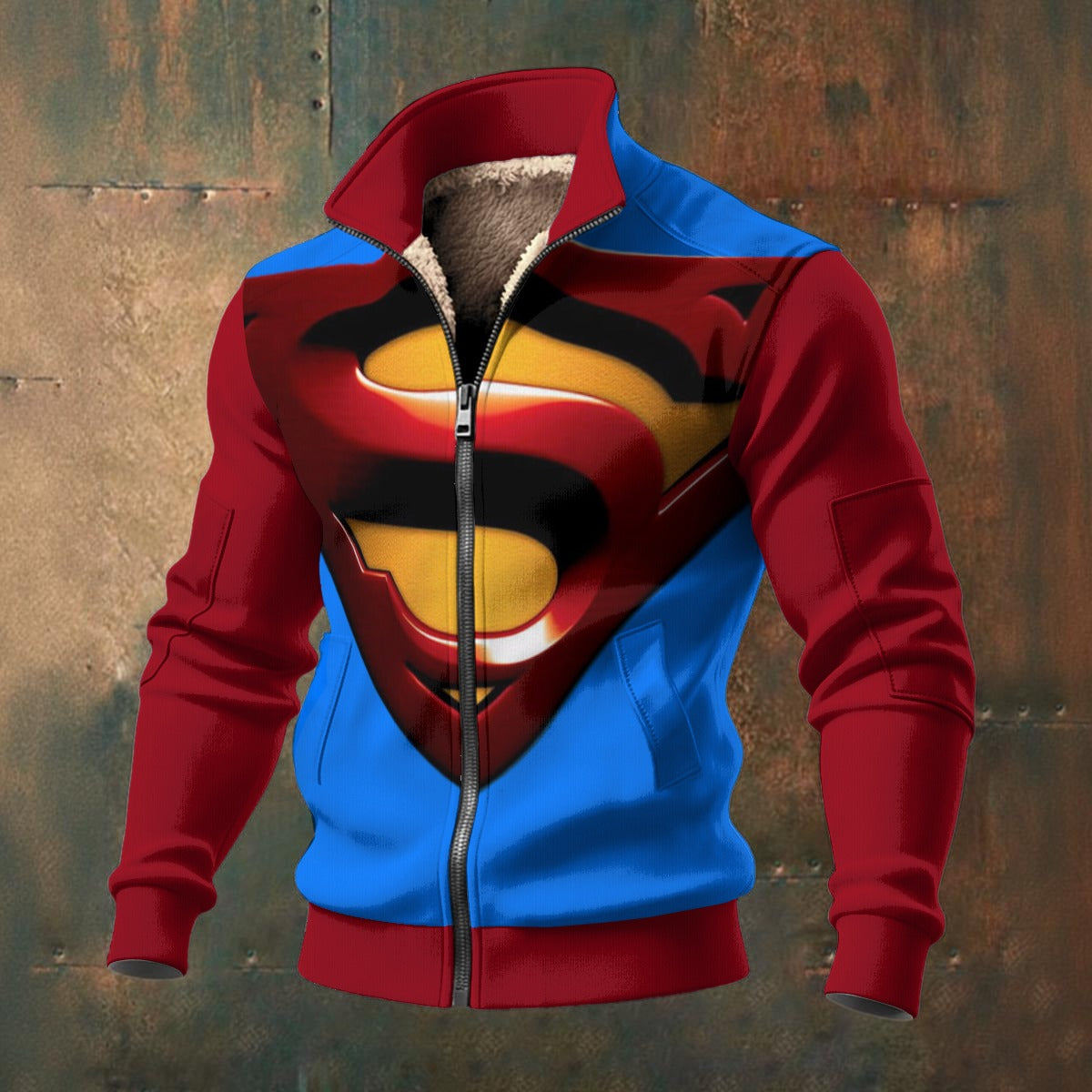 🧊“FrostFlex™ Knit Fleece — Built for Bold” Men's Fleece Zip Jacket