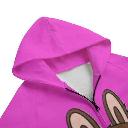 LABUBU HOODED SWEATER JACKETS - KIDS SWEATER JACKET