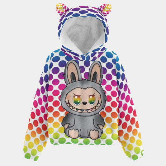 🐾 Labubu DotSnug™ Hoodie – Fleece, Ears & Full-On Cuteness  ✨ TRENDING ALERT