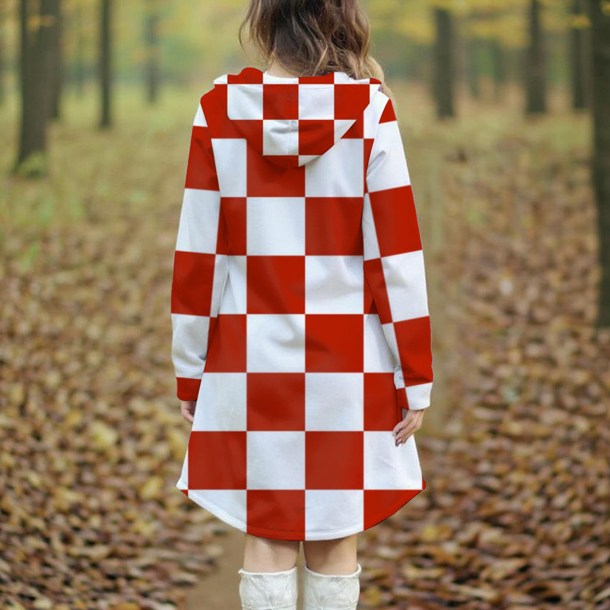 Exclusive Designed - Women's Long Hooded Dress