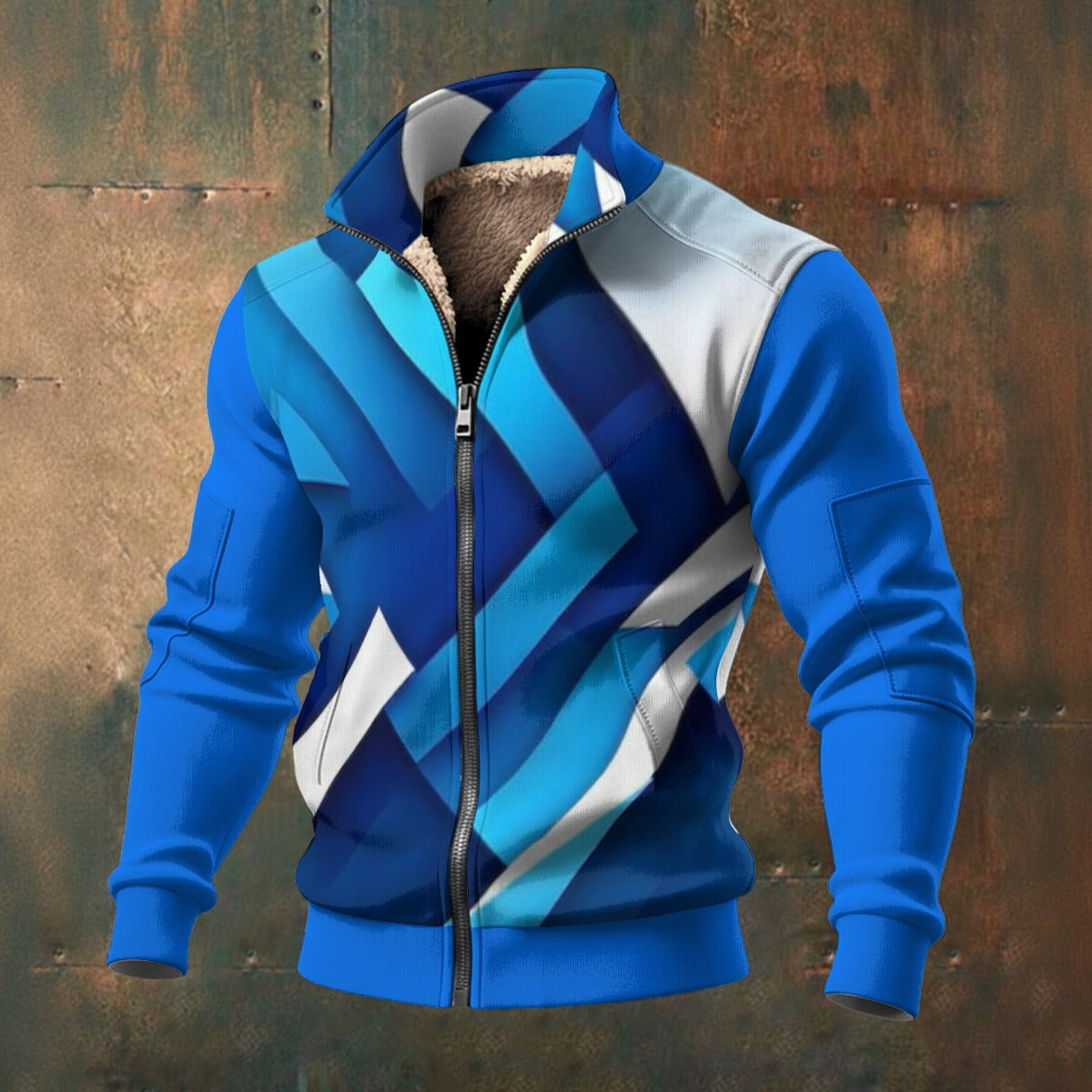 🧊“FrostFlex™ Knit Fleece — Built for Bold” - Men's Fleece Zip Jacket