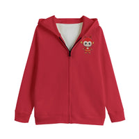 LABUBU HOODED SWEATER JACKETS - KIDS SWEATER JACKET