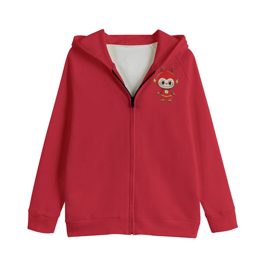 LABUBU HOODED SWEATER JACKETS - KIDS SWEATER JACKET