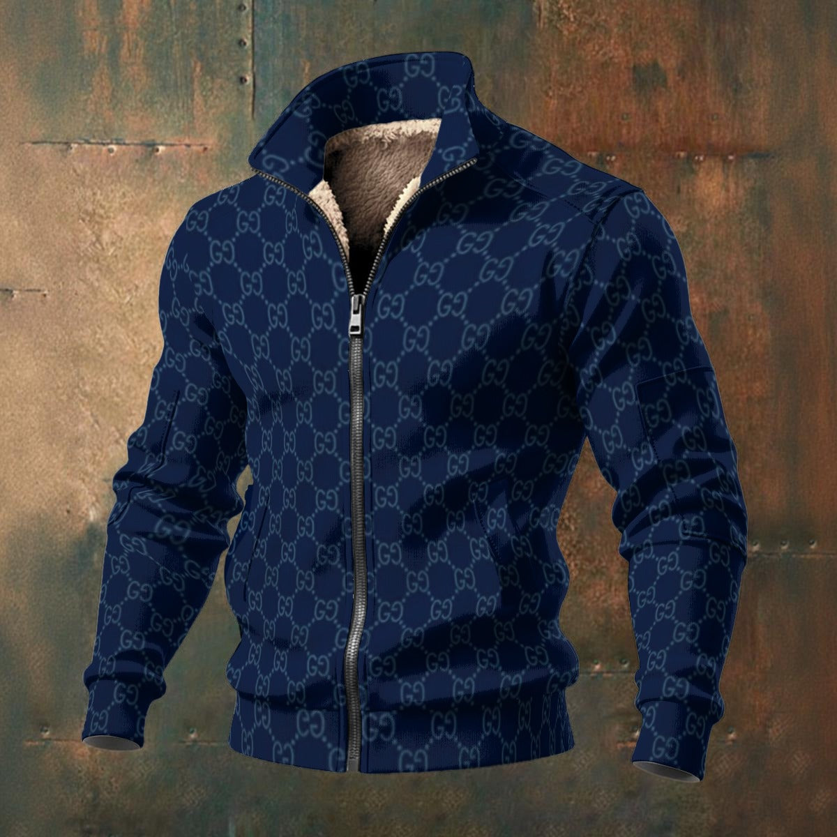 Exclusive Men's Thick Knit Fleece Jacket