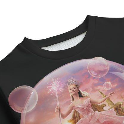 KID'S WICKED SWEATSHIRTS -“Glinda’s Bubble Magic Sweatshirt – Wickedly Cozy Cotton Comfort”