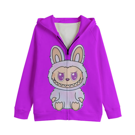 Exclusive Unisex Labubu Kid's Zip Sweatshirt Hoodie