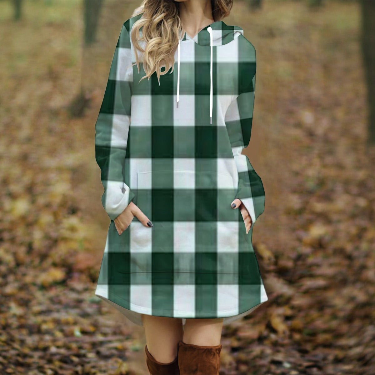 Exclusive Designed - Women's Long Hooded Dress