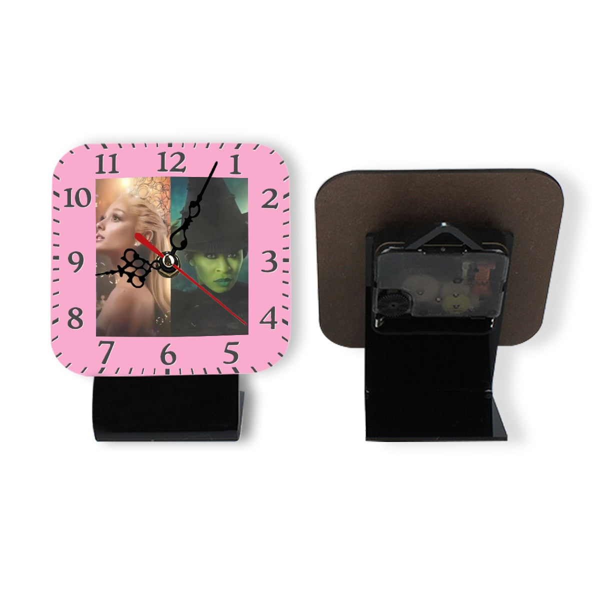 Exclusive Wicked Square Wood Clock