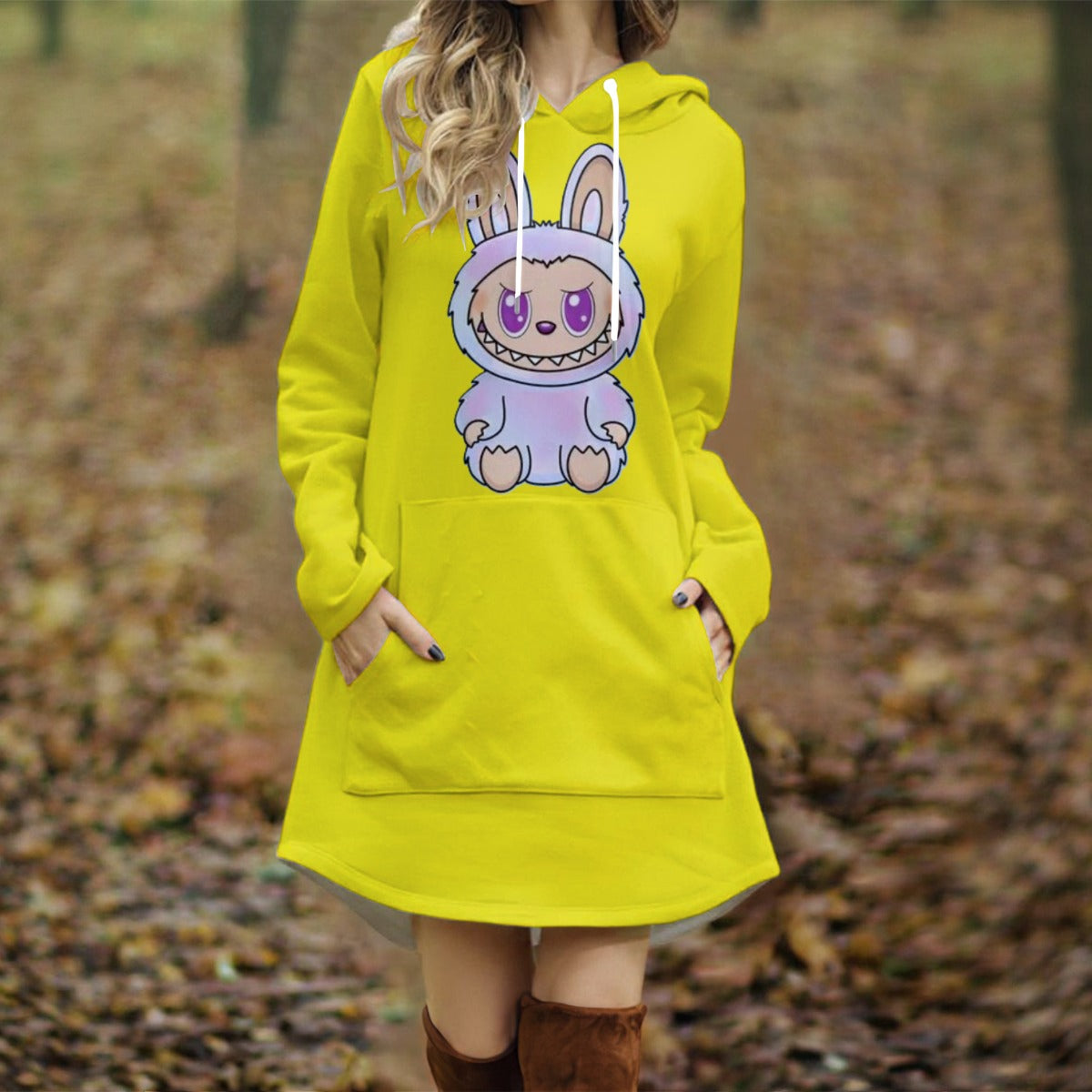 Exclusive Designed - Women's Long Hooded Dress