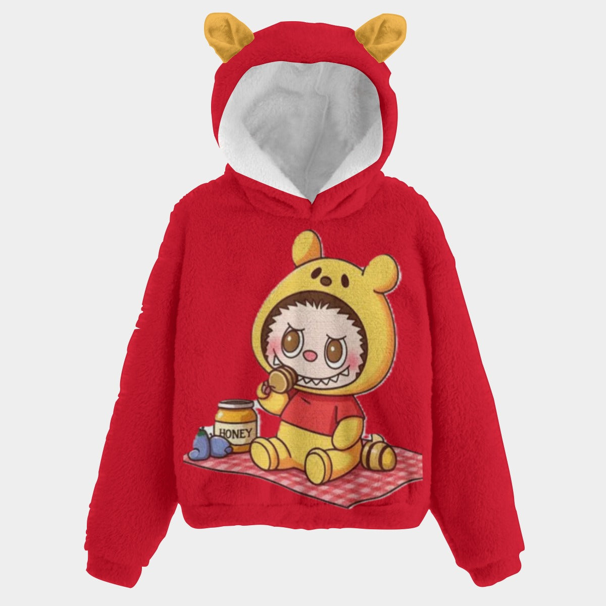 🧸Labubu SnugglePop™ Hoodie – Cute, Cozy & Ear-Resistible