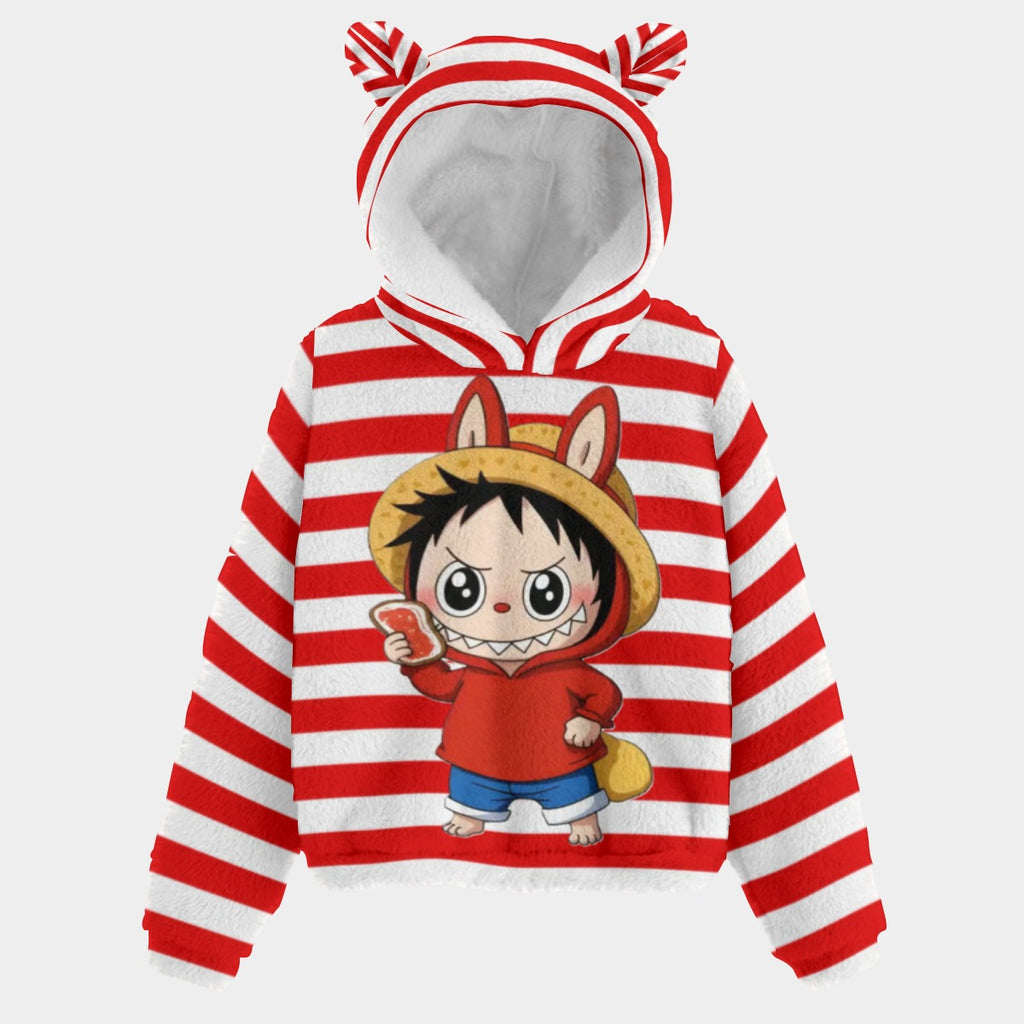 🧸 Title: Labubu SnugglePop™ Hoodie – Cute, Cozy & Ear-Resistible