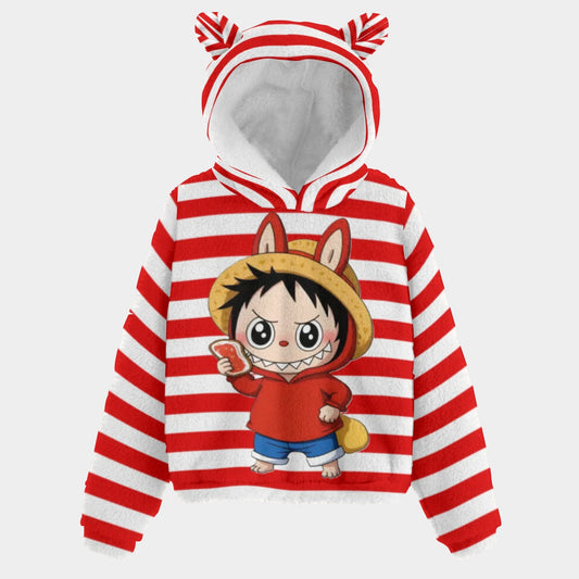 🧸 Title: Labubu SnugglePop™ Hoodie – Cute, Cozy & Ear-Resistible