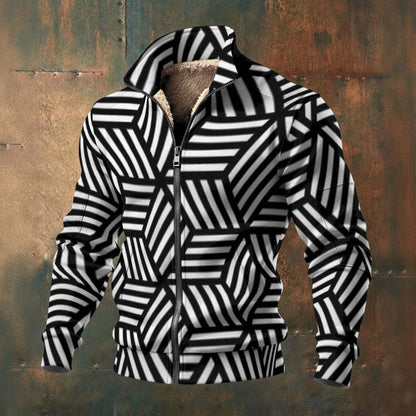 🧊“FrostFlex™ Knit Fleece — Built for Bold” Men's Fleece Zip Jacket