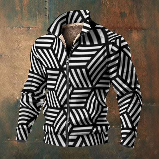 🧊“FrostFlex™ Knit Fleece — Built for Bold” Men's Fleece Zip Jacket