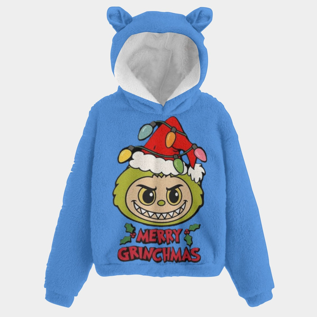 🐻✨🎁Grinchmas™ Hoodie with Ears – Holiday Mischief, BOGO SALE!