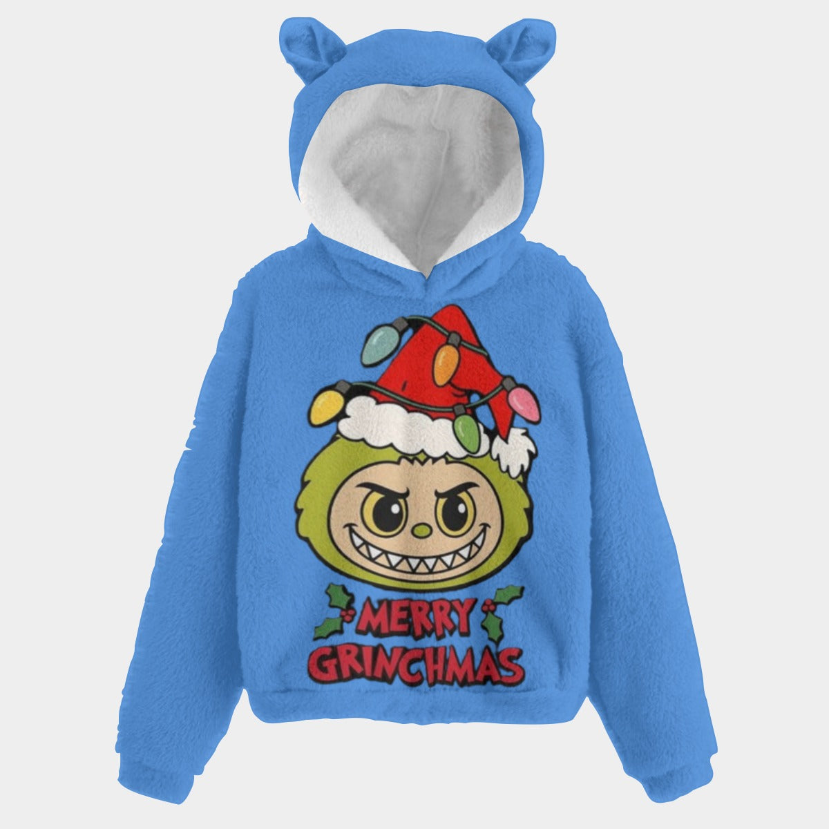 🐻✨🎁Grinchmas™ Hoodie with Ears – Holiday Mischief, BOGO SALE!
