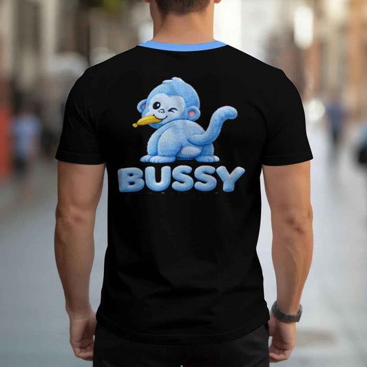 Bussy Monkey Men's T-shirt | Black