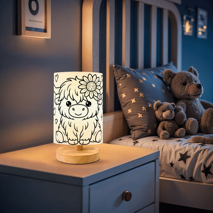 The Lamp that Broke The Internet and Hearts! Baby Calf -DIY Paintable Table Lamp