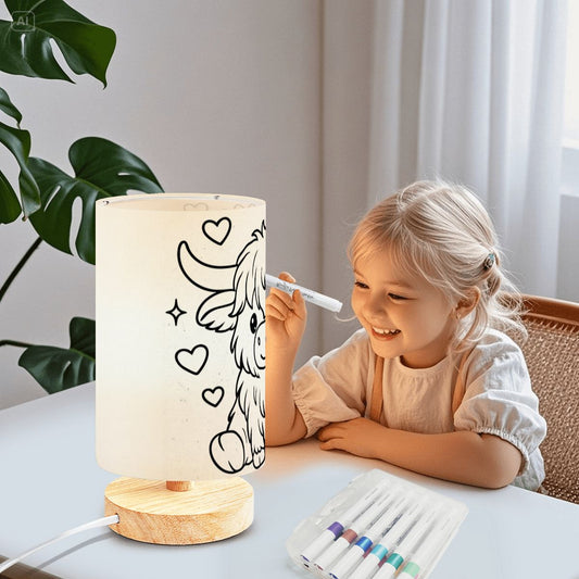 The Lamp that Broke The Internet and Hearts! Baby Calf -DIY Paintable Table Lamp