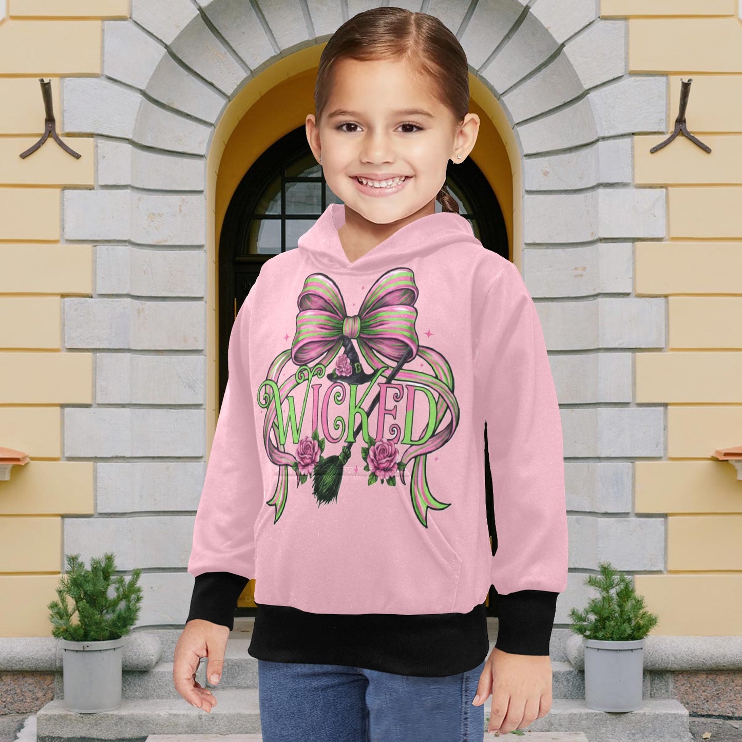 EXCLUSIVE DESIGNS: WICKED - Little Girls' Long Sleeve Hoodies