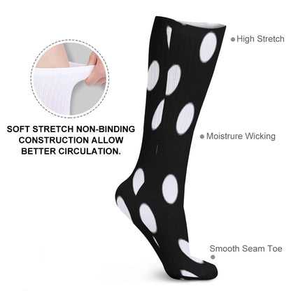 The Viral - POLKA DOT BREATHABLE STOCKINGS — PACK OF 5 (SAME PATTERN)