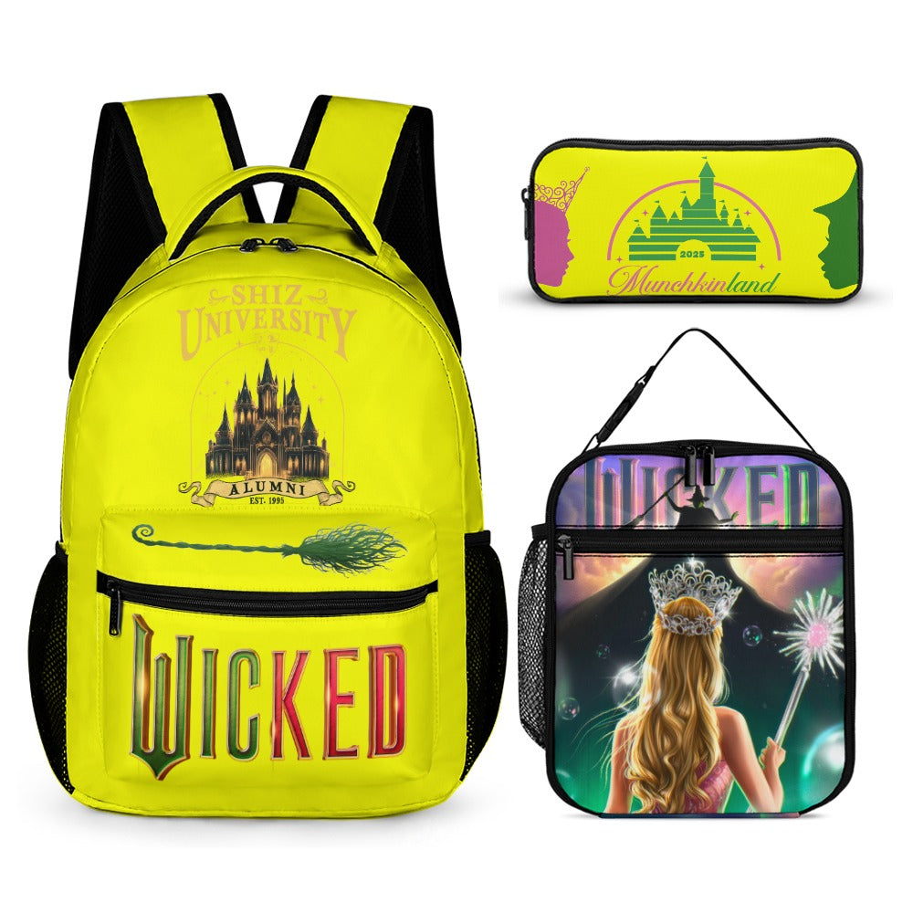 “Exclusive Wicked Backpack Bundle – Shiz University 3‑Piece Magic Set” 3 PIECE BACKPACK BUNDLES