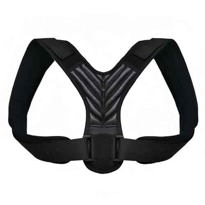 Posture Corrector, Back Brace for Women and Men, Adjustable Back Support, Shoulder Straightener for Improving Hunchback L Black
