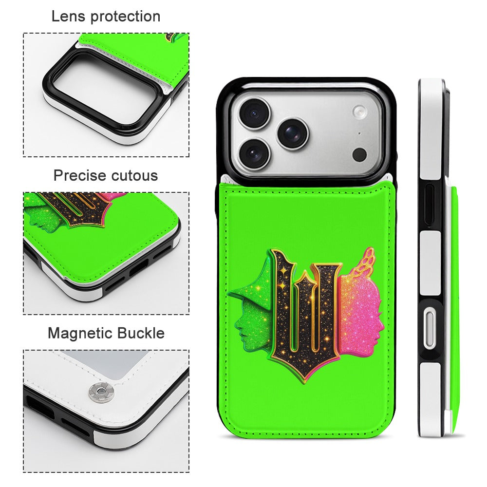 “Exclusive Wicked iPhone 17 Case – Magical Protection with Card Slot Design” Mobile Phone Case for Apple iPhone 17 Series TPU