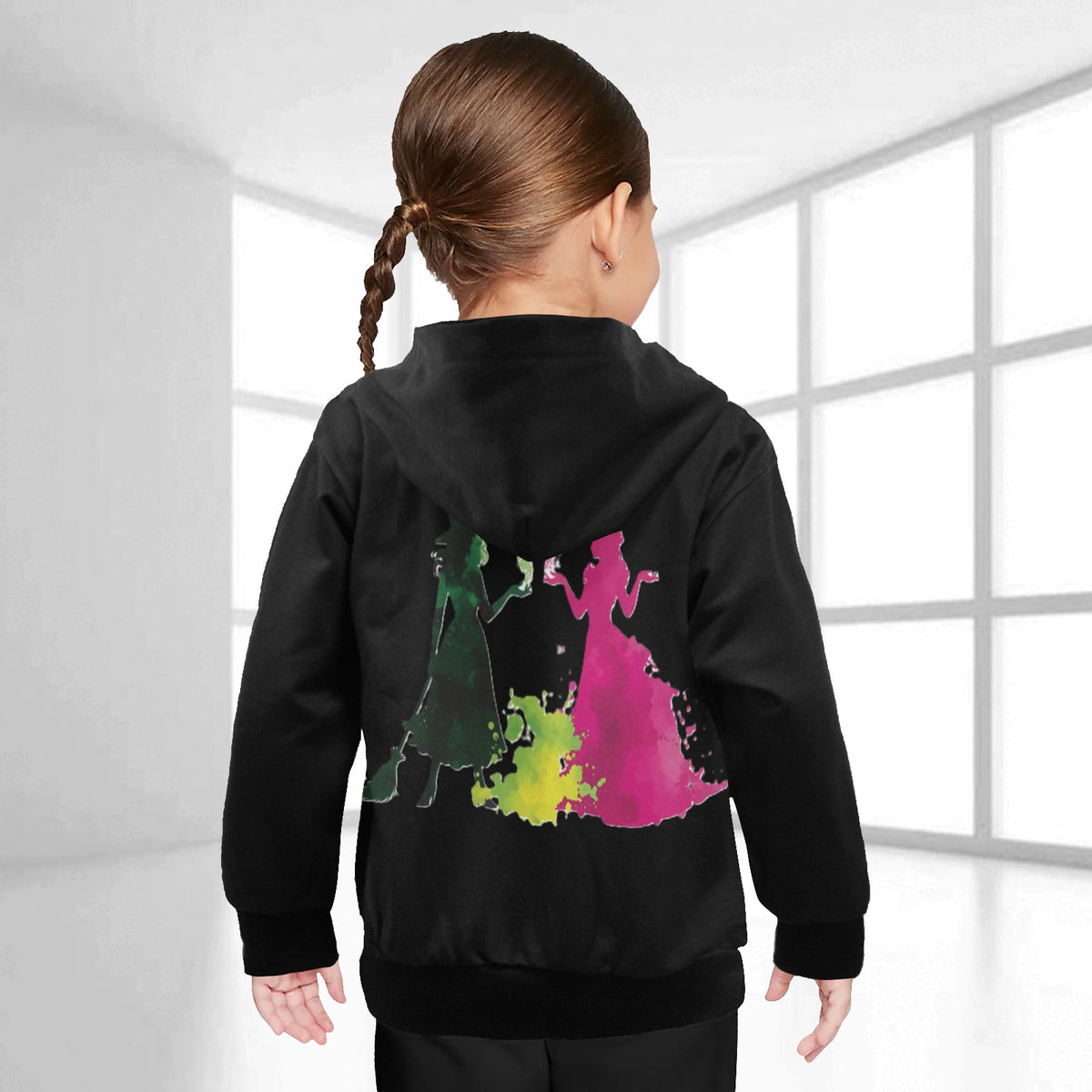 EXCLUSIVE DESIGNS: WICKED - Little Girls' Long Sleeve Hoodies