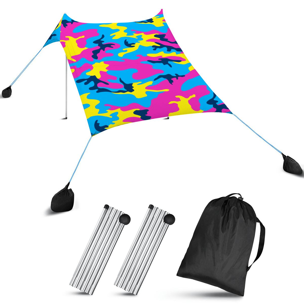 Camo Design Beach Canopy