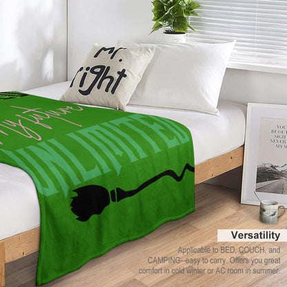 “Exclusive Wicked Flannel Blanket – Ultra‑Soft Magic in Multiple Designs & Sizes”