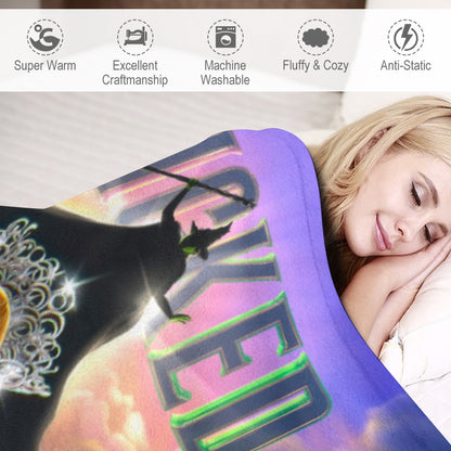 “Exclusive WICKED Flannel Blanket – Ultra‑Soft Magic in Multiple Designs & Sizes”