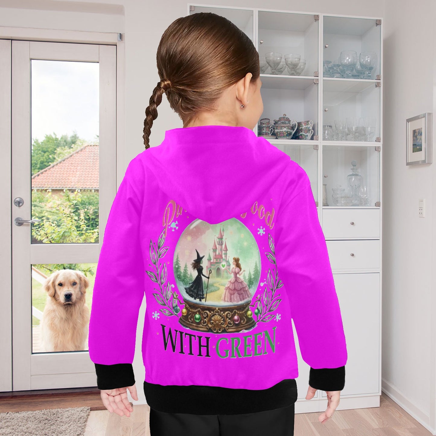 EXCLUSIVE DESIGNS: WICKED -  Little Girls' Long Sleeve Hoodie