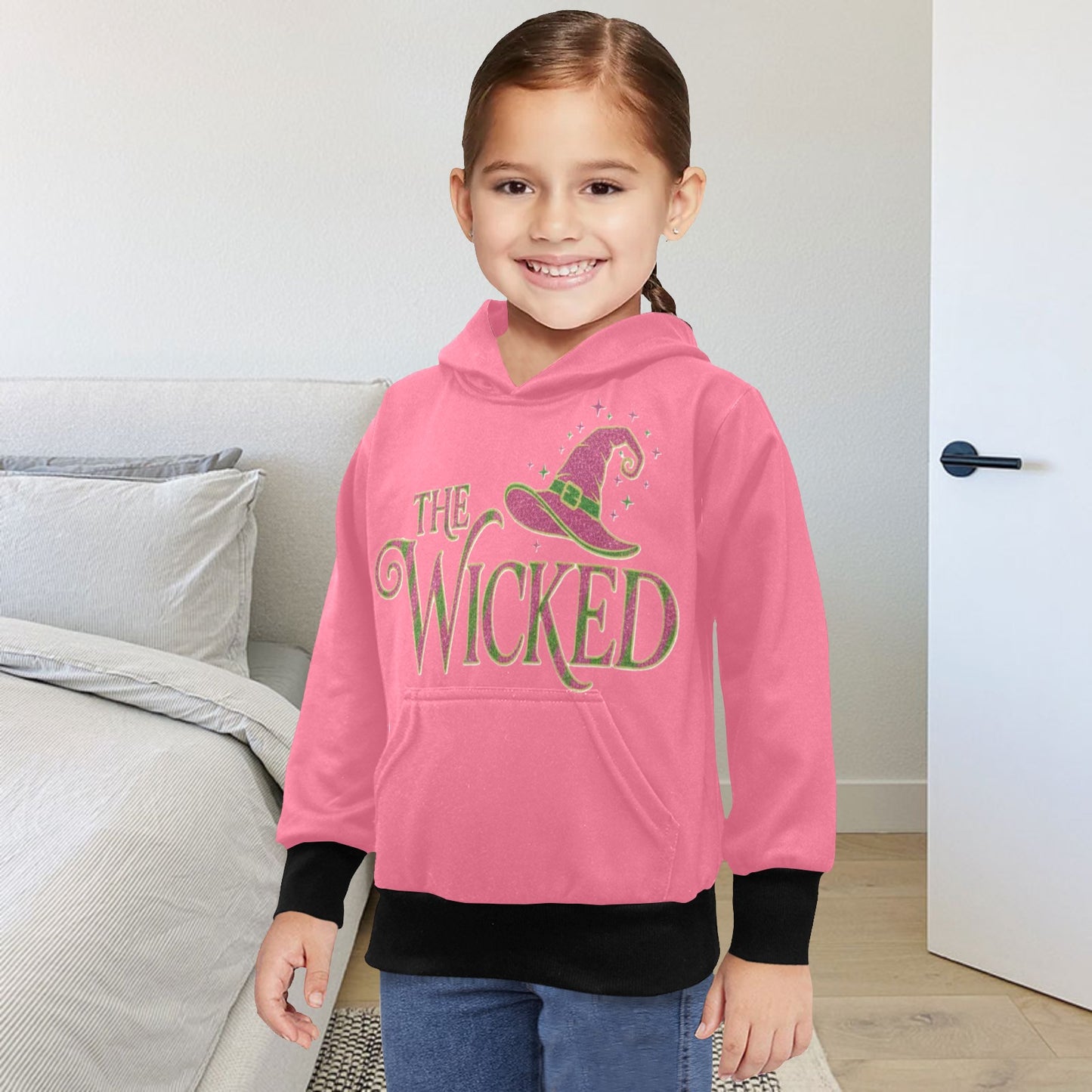 EXCLUSIVE DESIGNS: WICKED - Little Girls' Long Sleeve Hoodies