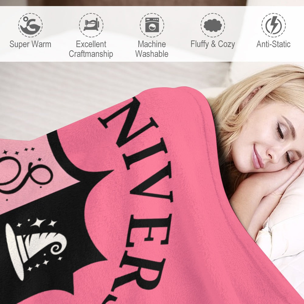 “Exclusive Wicked Flannel Blanket – Ultra‑Soft Magic in Multiple Designs & Sizes”