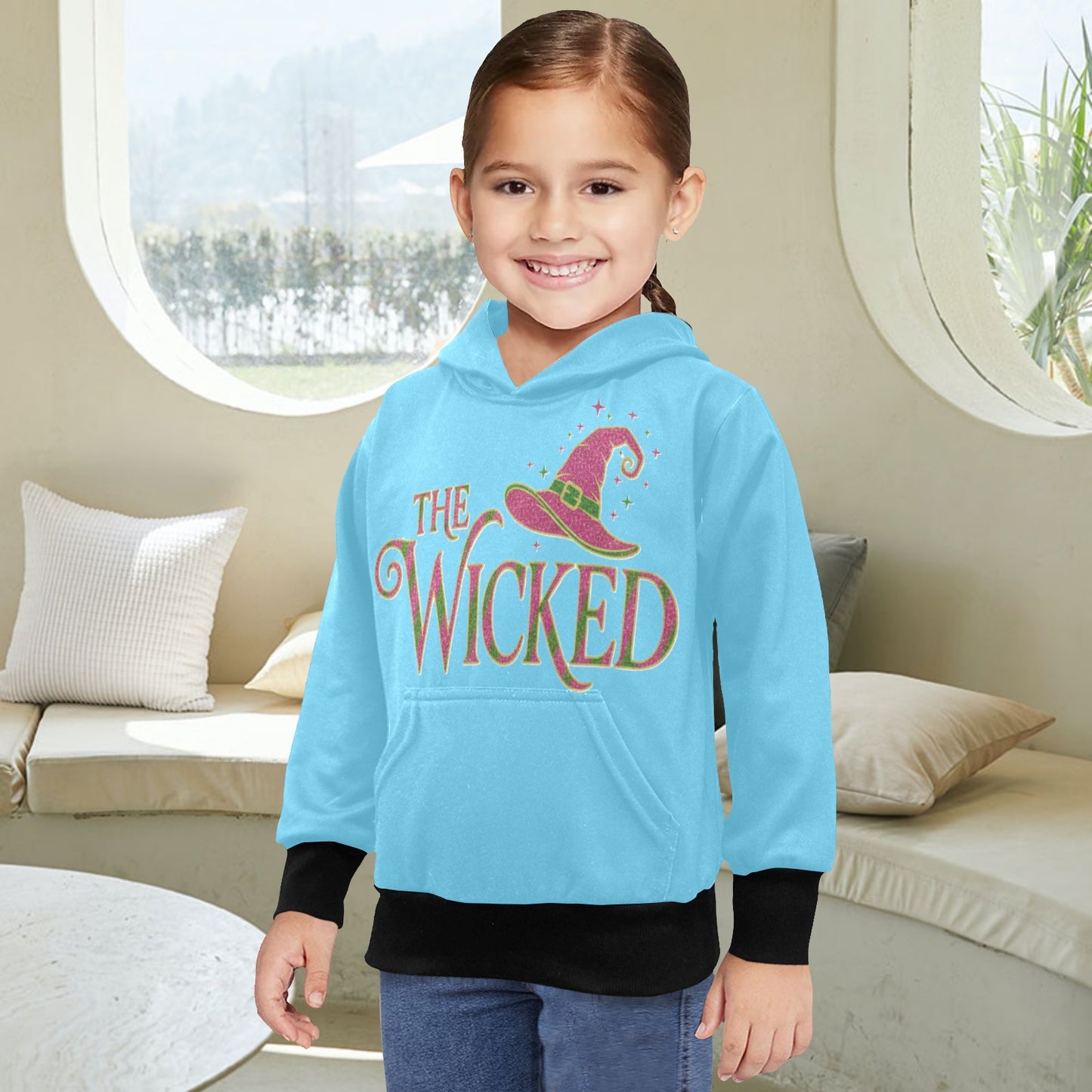 EXCLUSIVE DESIGNS: WICKED - Little Girls' Long Sleeve Hoodies