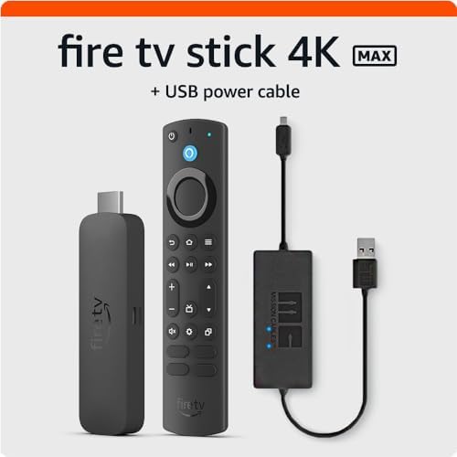 Amazon Fire TV Stick 4K Max streaming device, with AI-powered Fire TV Search, supports Wi-Fi 6E, free &amp; live TV without cable or satellite, find shows faster with Alexa+