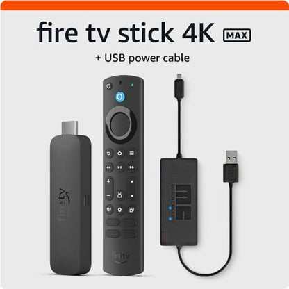 Amazon Fire TV Stick Alexa+, 4K Max streaming device, with AI-powered Fire TV Search, supports Wi-Fi 6E, free live TV without cable or satellite, find shows faster with Alexa+