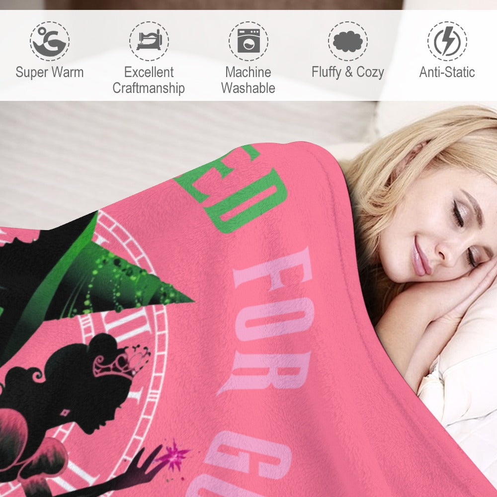 “Exclusive Wicked Flannel Blanket – Ultra‑Soft Magic in Multiple Designs & Sizes”