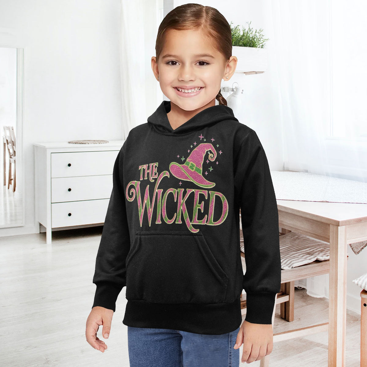 EXCLUSIVE DESIGNS: WICKED - Little Girls' Long Sleeve Hoodies