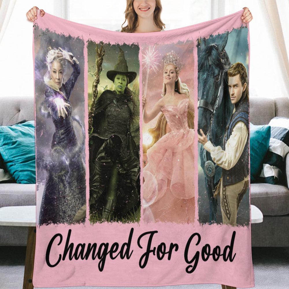 “Exclusive WICKED Flannel Blanket – Ultra‑Soft Magic in Multiple Designs & Sizes”