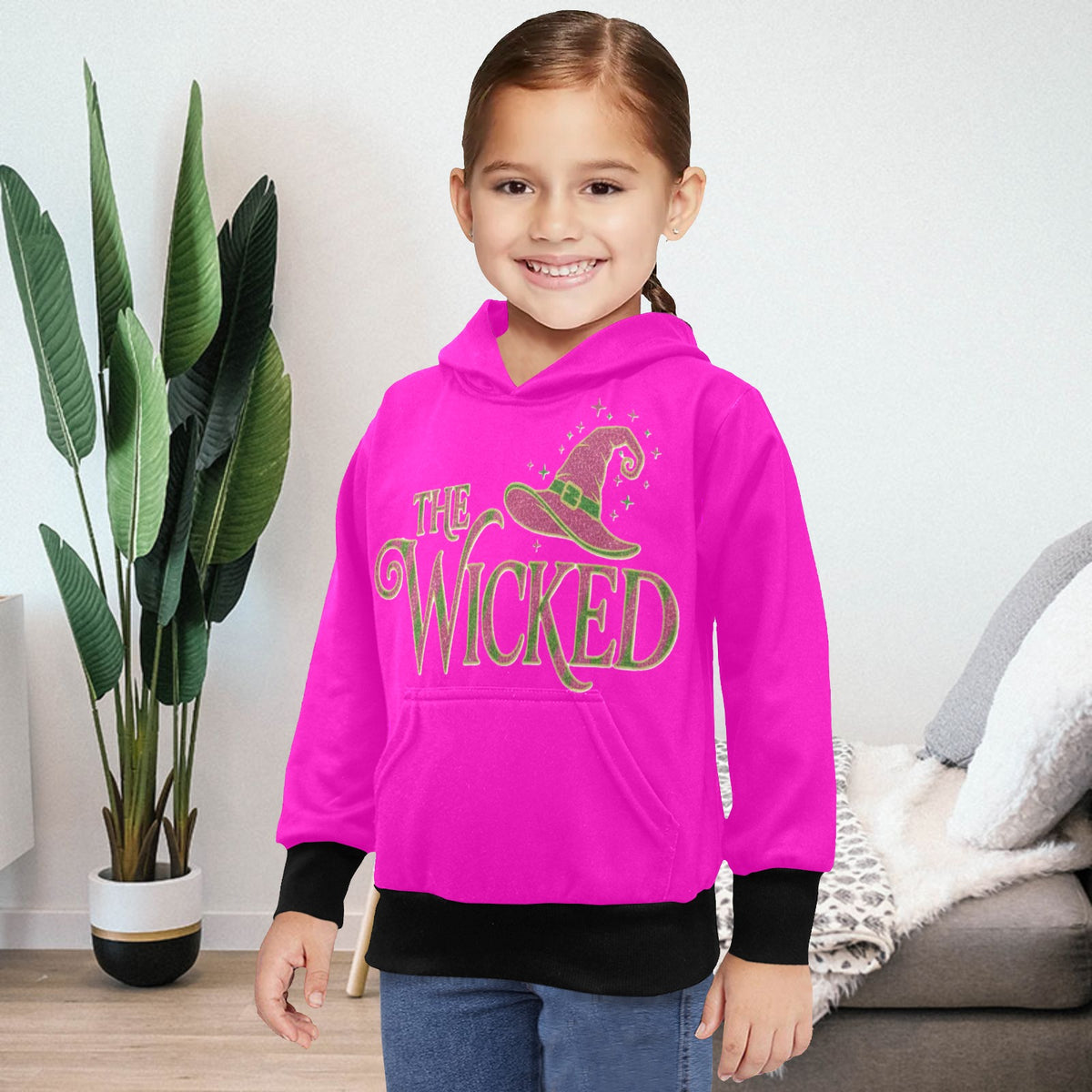 EXCLUSIVE DESIGNS: WICKED - Little Girls' Long Sleeve Hoodies
