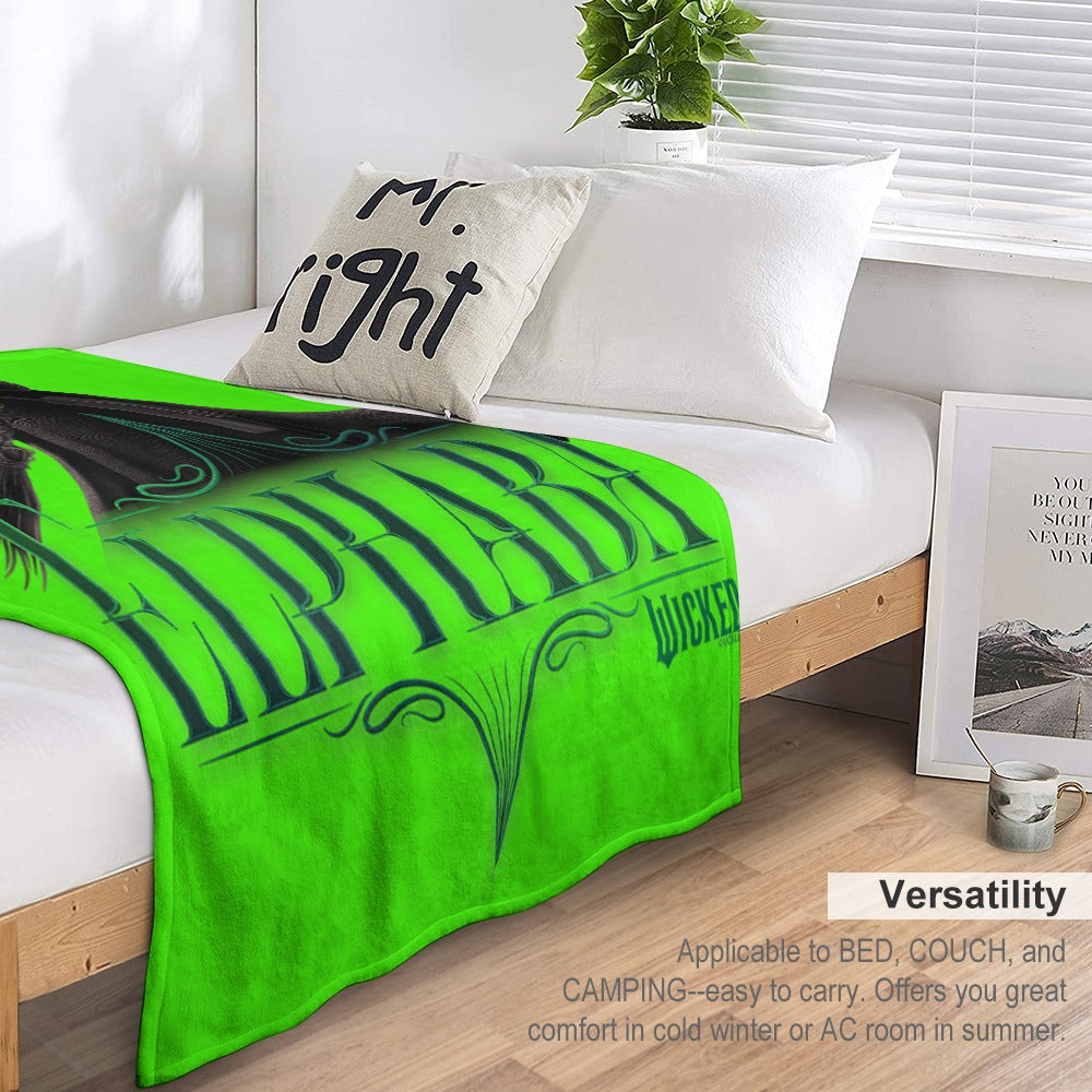 “Exclusive WICKED Flannel Blanket – Ultra‑Soft Magic in Multiple Designs & Sizes”