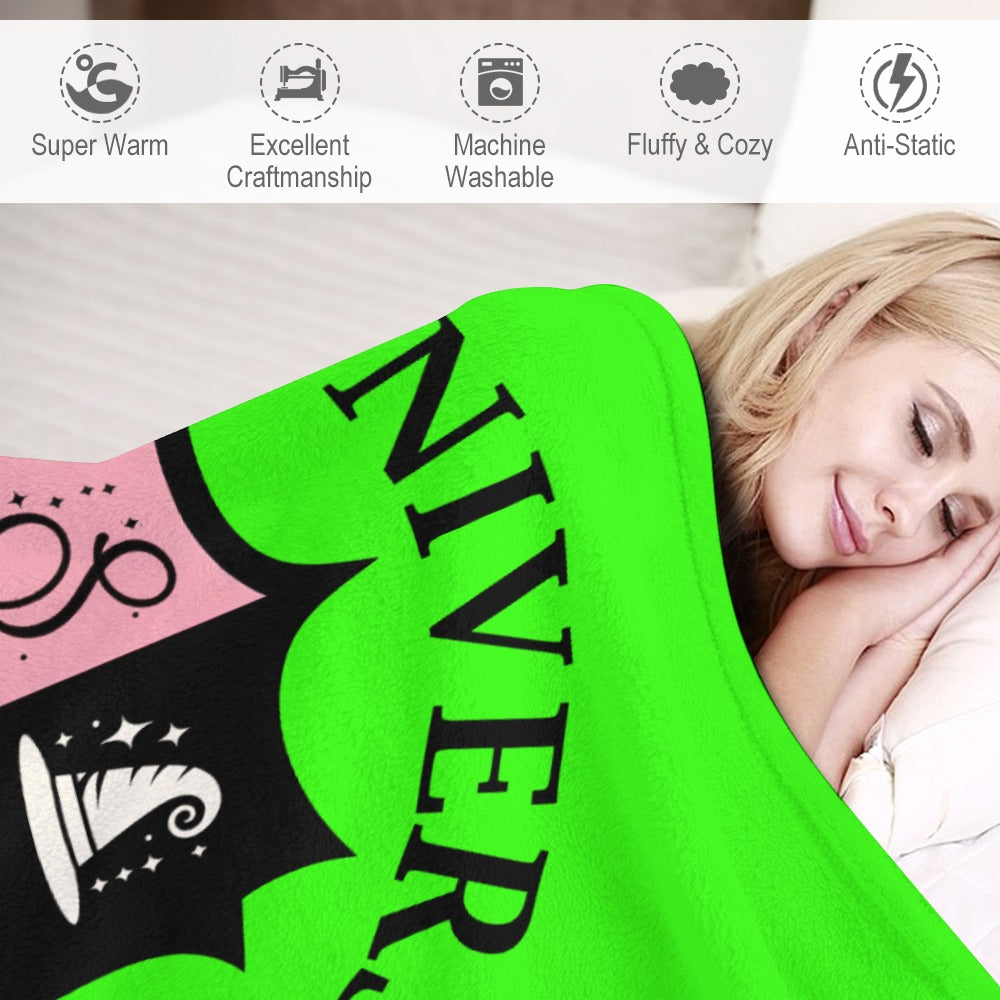 “Exclusive Wicked Flannel Blanket – Ultra‑Soft Magic in Multiple Designs & Sizes”