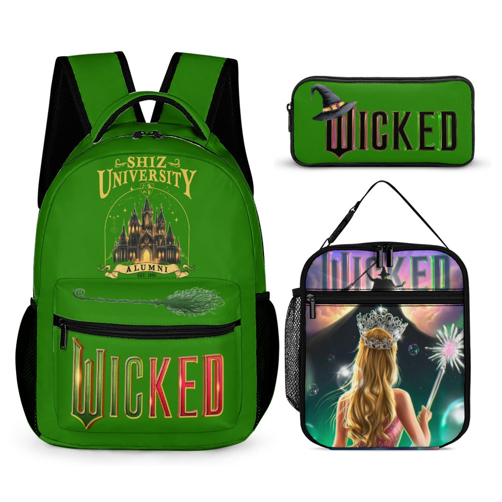 “Exclusive Wicked Backpack Bundle – Shiz University 3‑Piece Magic Set” 3 PIECE BACKPACK BUNDLES